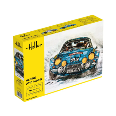 KIT PARA MONTAR HELLER ALPINE A110 1600 S 1/24 139 PEÇAS HLR 80745